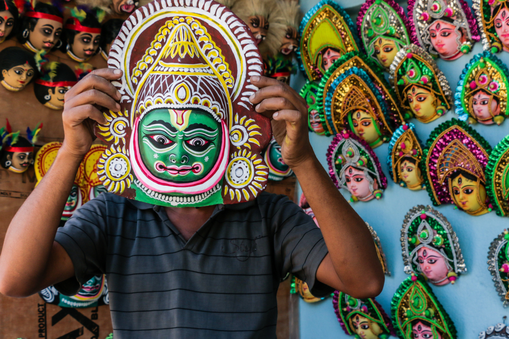 Purulia Chhau mask (Outlook India)