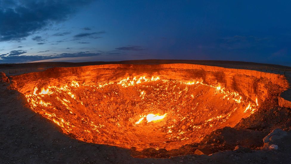 The Darvaza Crater (Image- BBC)